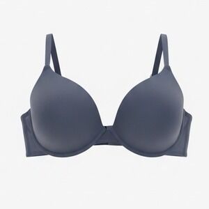 Soma Vanishing Back Push Up Bra Black Underwire 34D 1113